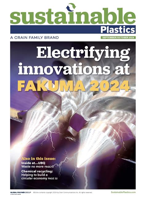 Sustainable Plastics - Fakuma, recycling, injection moulding and new
