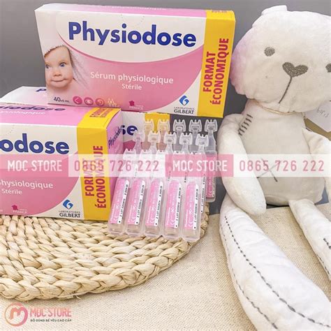 Nước Muối Sinh Lý Physiodose Pháp 40 ống 1 Hộp Muối Hồng Shopee