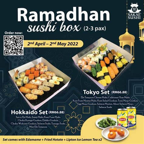 Sakae Sushi Ramadhan Sushi Box Promotion 2 Apr 2022 2 May 2022