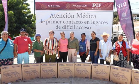 Lleva Sistema Dif Mazatl N Jornada De Servicios A La Isla De La Piedra