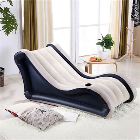 155 89 65cm Inflatable Chaise Lounge Sex Love Sofa Beach Chairs Bearing