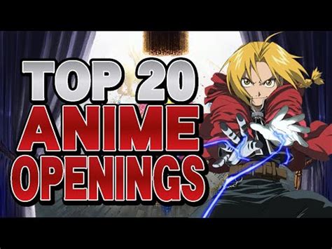 My Top Anime Openings Of All Time Youtube