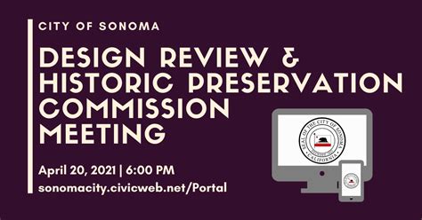 Design Review Historic Preservation Commission Meeting April 20th