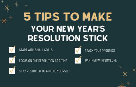 5 Tips To Make Your New Year S Resolutions Stick Texas Retired Teachers Association