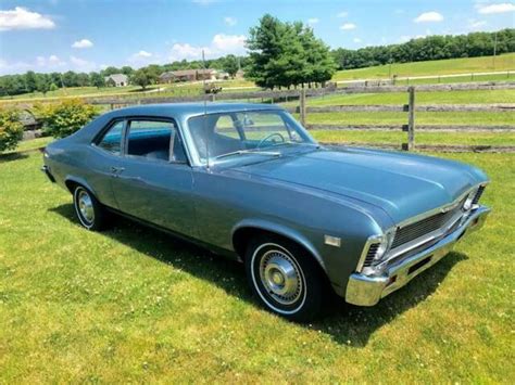 1968 Chevrolet Chevy Ii Nova Blue Survivor Original Paint Drive It Anywhere Classic