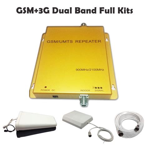 GSM 3G Dual Band Signal Repeater GSM 900mhz WCDMA 2100mhz 27dBm GSM