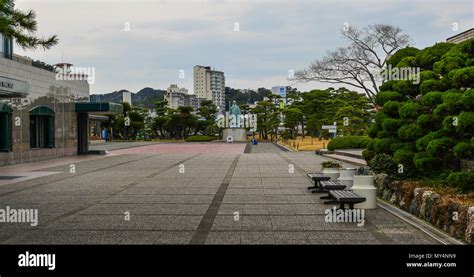 Toba Japan Mar 18 2018 Seaside Park Of Mikimoto Pearl Island In