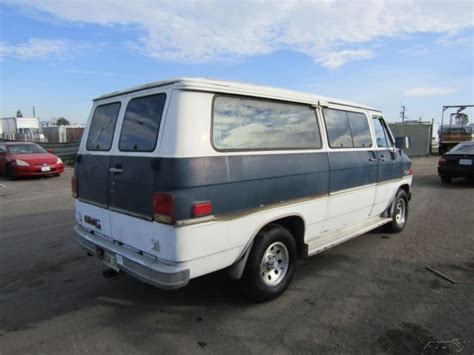 1991 Gmc Rally Wagon G25 Used 57l V8 16v Automatic No Reserve