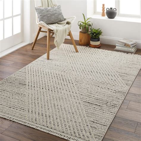 Wade Logan Casein Oliver Diamond Taupe Area Rug Reviews Wayfair