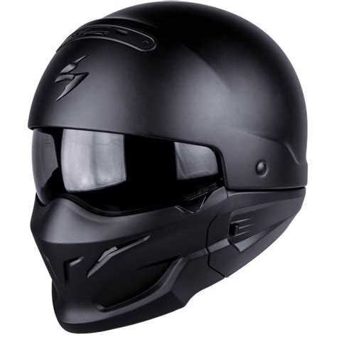 SCORPION Exo Combat Matt Black Helmet Motocard