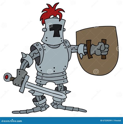 Funny Knight Stock Vector Illustration Of Chevalier 67339299