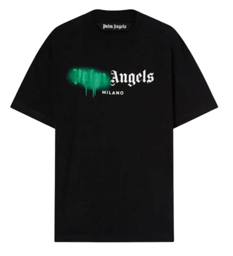 Palm Angels Milano Sprayed T Shirt Whats On The Star