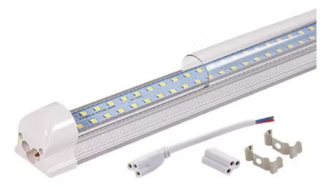 Regleta Tubo Led W L Mpara Base Aluminio Megaluz T I Color Blanco