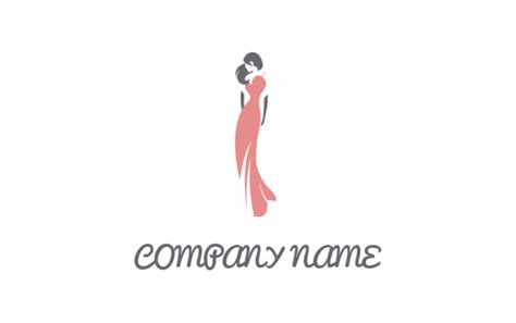 Basemenstamper Unique Fashion Dress Logo Design