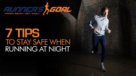 Night Running – 7 Tips To Stay Safe When Running In The Dark - Runner's Goal