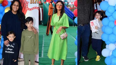 Ekta Kapoor Hosts Son Ravies Birthday Party Taimur And Jeh Ali Khan