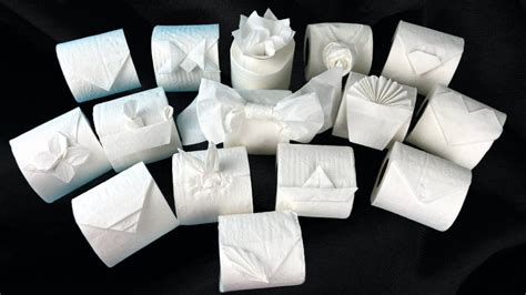 15 Beautiful Toilet Paper Origami Designs