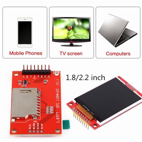 18 Spi Tft Lcd Display Module 128x160 Chip St7735 51avrstm32arm 8