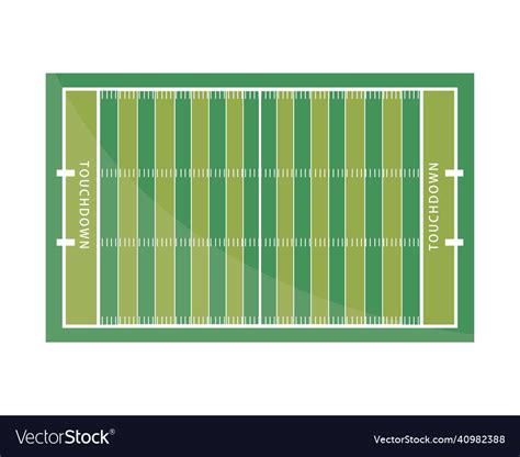 American football field Royalty Free Vector Image