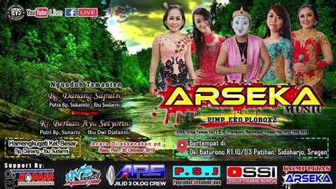 Live Streaming Campursari Arseka Music Ars Audio Jilid Hvs Sragen