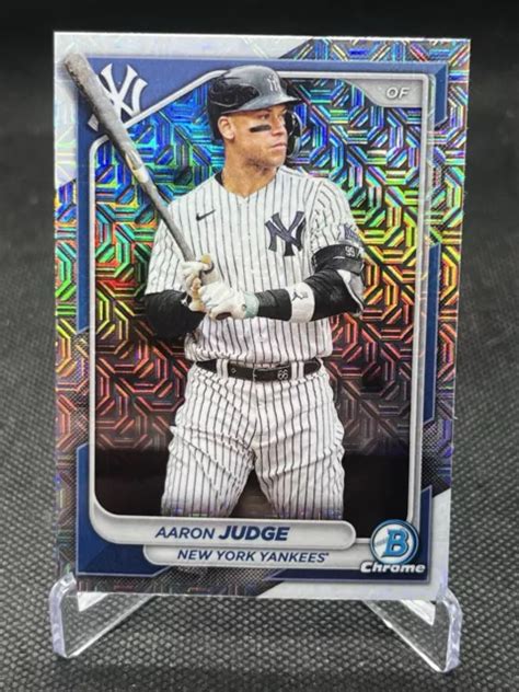 Bowman Chrome M Ga Bo Te R Fracteur Aaron Judge Mojo Yankees De