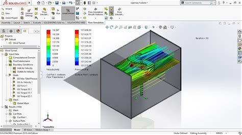 Cfd Analysis Vertical Axis Ugrinsky Wind Turbine Use Solidworks Youtube