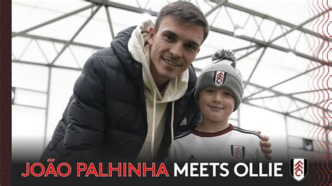 João Palhinha Meets Fulham Fc Superfan Ollie 😁 Youtube