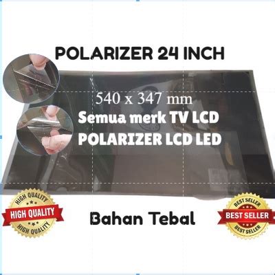 Jual POLARIS POLARIZER LCD TV 24 DERAJAT 0 LUAR DEPAN SEMUA MERK TV