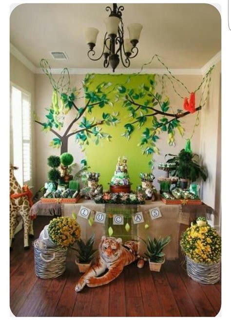 Mejores 95 imágenes de Ideas para fiesta Safari en Pinterest Ideas