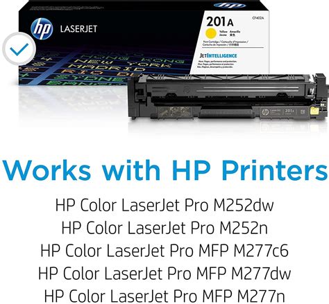 Toner Hp Cf402a 201a M252m277 Yellow Original G Limagars Peru