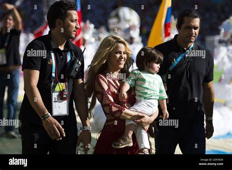 Shakira During The 2014 Fifa World Cup Closing Ceremony In Maracana Stadium In Rio De Janeiro