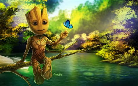 Baby Groot Artwork Wallpapers Hd Wallpapers Id