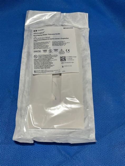 New Covidien 8881247087 Monoject Bone Marrow Aspiration Needle J