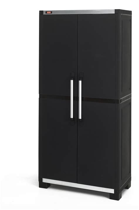 Keter Xl Pro Durable Resin Storage Cabinet And Tool Storage Organizer With Lockable Doors And