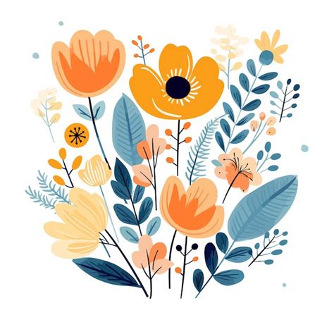Premium Photo | A colorful flower arrangement