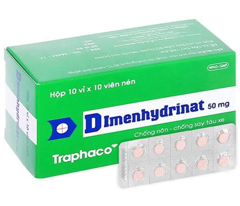 Dimenhydrinat Mg Traphaco V X Vi N S N Tr Ng Pharmacy