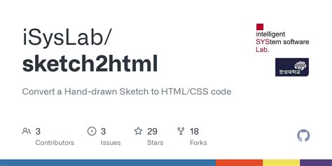 Github Isyslab Sketch Html Convert A Hand Drawn Sketch To Html Css Code