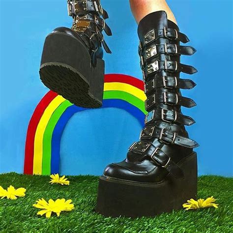 Demonia Shoes Shared By Elihuwsky On We Heart It Punk Shoes Womens