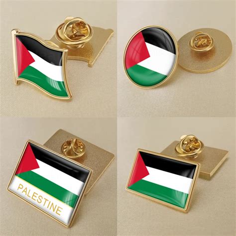 Wappen Von Pal Stina Palestinians Karte Flagge Nationalen Emblem