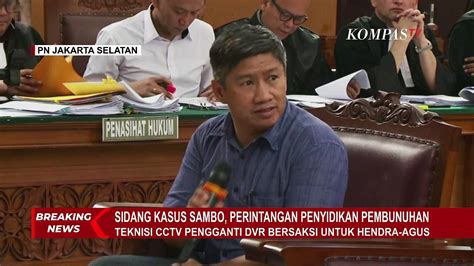 Saksi Afung Ungkap Dihubungi Irfan Widyanto Untuk Ganti DVR CCTV Duren