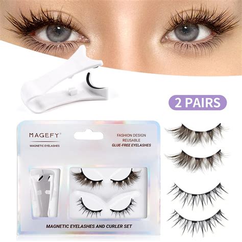 Dual Magnetic Lashes With Applicator Magefy