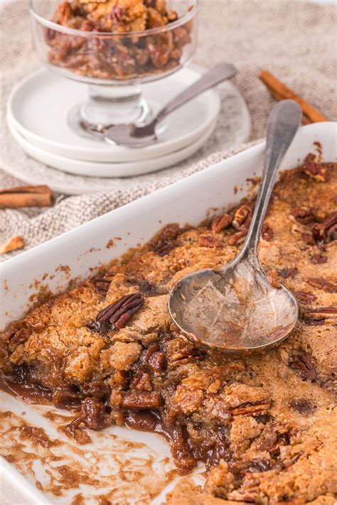 Easy Pecan Pie Cobbler Recipe Hot Water Cobbler Tidymom