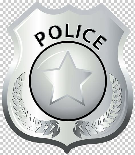 Download High Quality Police Badge Clipart Silver Transparent Png