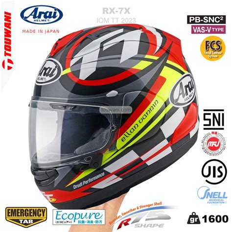 Jual Helm Arai Rx X Rx X Iom Tt Isle Of Man Tt Edition Shopee