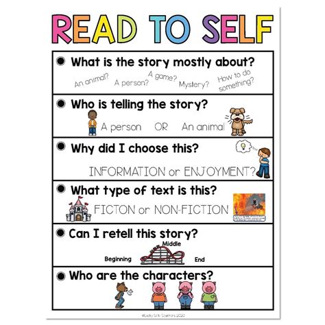 Lucky Little Toolkit Literacy Reading Questions Read To Self Lucky Little Learners