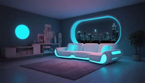 Premium Photo | Neon lights for living rooms or the bedroom