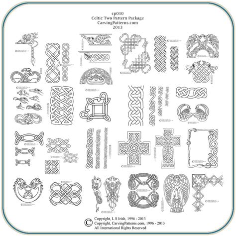 Celtic Knots Two – Classic Carving Patterns – Art Designs Studio