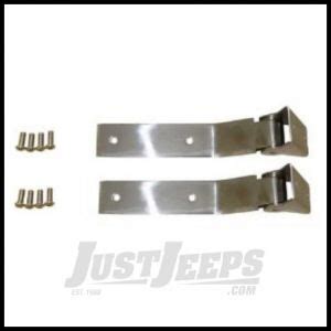 JJS4WD Buy Rugged Ridge Tailgate Hinge Set Stainless Steel For 1987 95