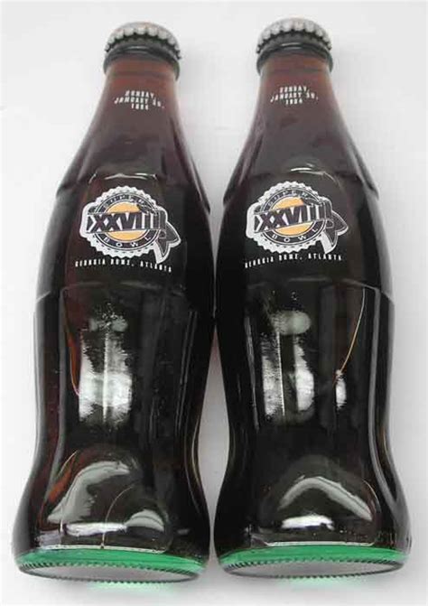 2 Unopened 1994 Super Bowl Xxviii Coca Cola Bottles Property Room