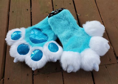 Cotton Candy 4 Finger Toony Fursuit Handpaws Etsy